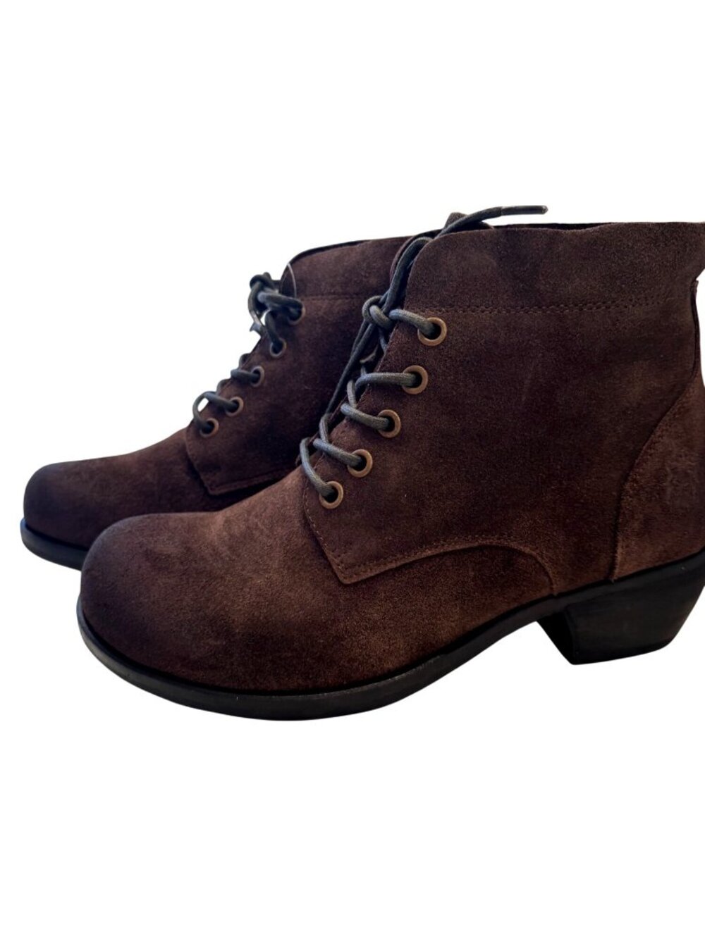 Fly London Mesu780fly Size 37 Oil Cow Suede Sludge Bootie NWB US 6.5/7 - Picture 3 of 15